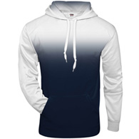 badger - ombre hooded sweatshirt
