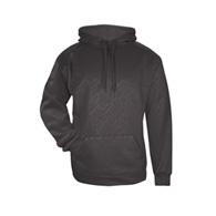 badger line embossed hood