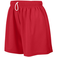 augusta wicking ladies mesh short