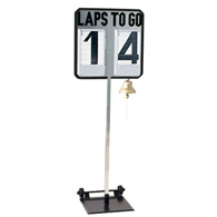 lap counter with stand & bell
