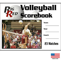 volleyball scorebook (23 matches)