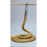 18' climbing rope; 13 lbs