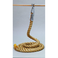 24' climbing rope; 17 lbs