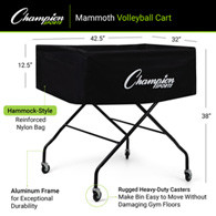 mammoth volleyball cart